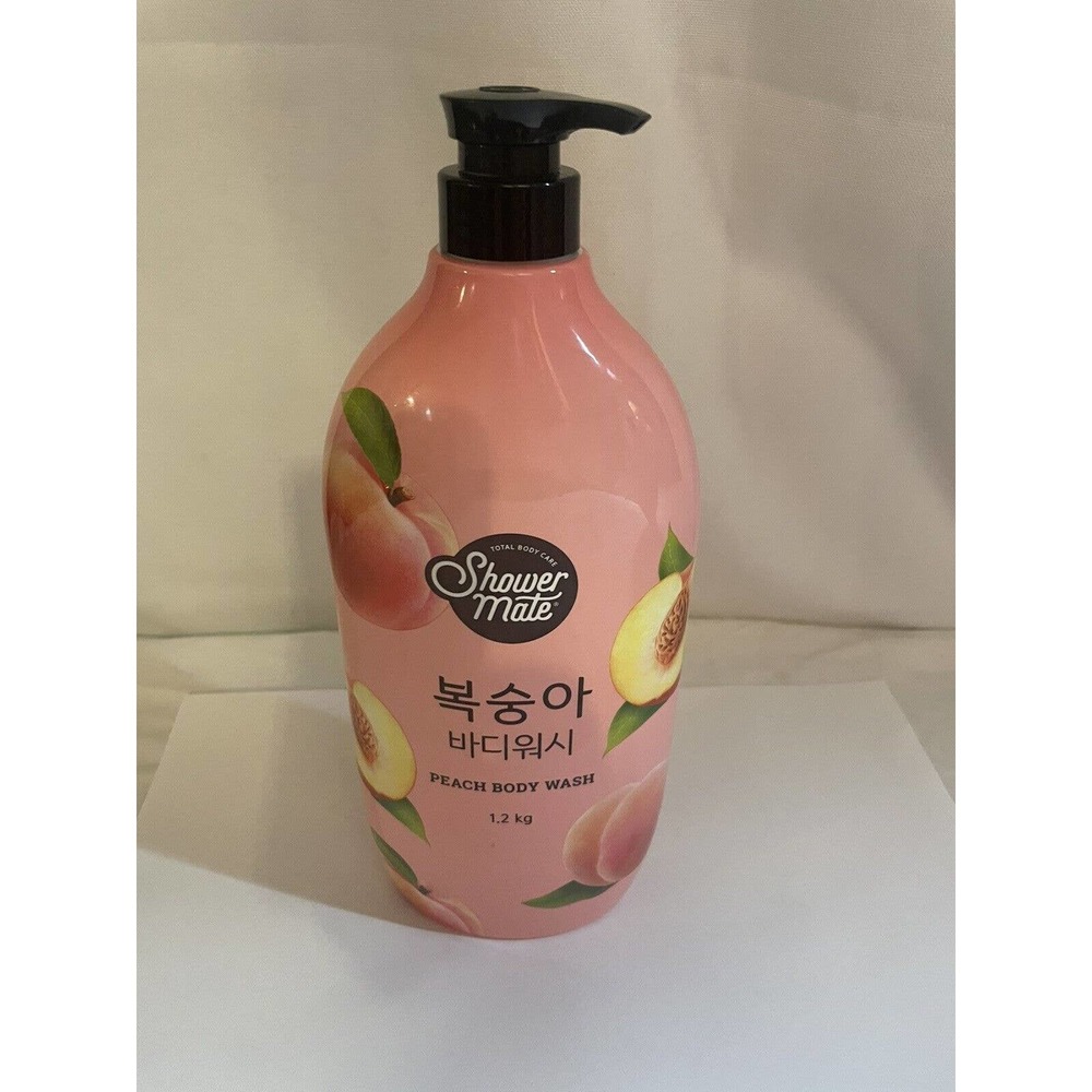 TOTAL BODY CARE SHOWER MATE PEACH BODY WASH 42.3 FL OZ 1.2 KG.MADE IN KOREA